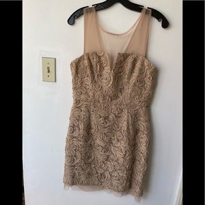 BCBG Gold Cocktail / Party Dress